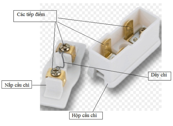 Cấu tạo của cầu chì là gì?
